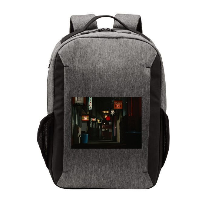 Ozu An Autumn Afternoon Street (Night) Vector Backpack
