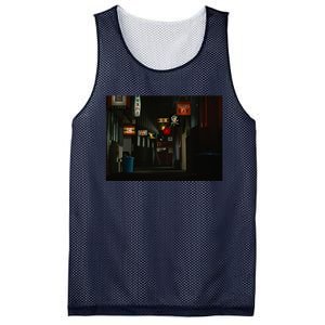 Ozu An Autumn Afternoon Street (Night) Mesh Reversible Basketball Jersey Tank