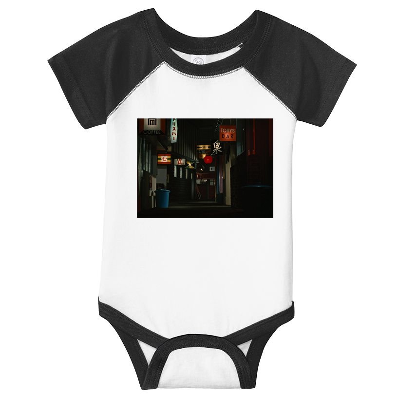 Ozu An Autumn Afternoon Street (Night) Infant Baby Jersey Bodysuit