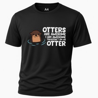 Otters Are Awesome IM Awesome Therefore I Am An Otter Performance Shirt