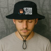 Otters Are Awesome IM Awesome Therefore I Am An Otter Bucket Hat