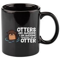 Otters Are Awesome IM Awesome Therefore I Am An Otter 11oz C Handle Ceramic Mug