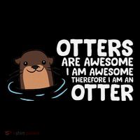 Otters Are Awesome IM Awesome Therefore I Am An Otter Mesh Reversible Basketball Jersey Tank