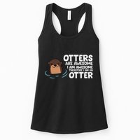 Otters Are Awesome IM Awesome Therefore I Am An Otter Womens Tank Top