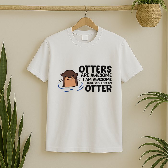 Otters Are Awesome. IM Awesome Therefore IM An Otter T-Shirt