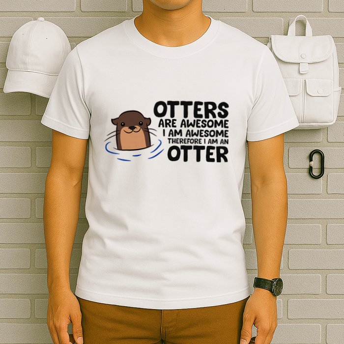 Otters Are Awesome. IM Awesome Therefore IM An Otter T-Shirt