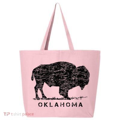 Oklahoma And American Buffalo Bison 25L Jumbo Tote