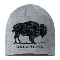 Oklahoma And American Buffalo Bison Sustainable Beanie