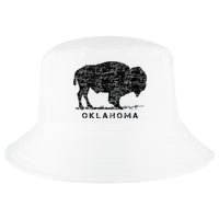 Oklahoma And American Buffalo Bison Cool Comfort Performance Bucket Hat