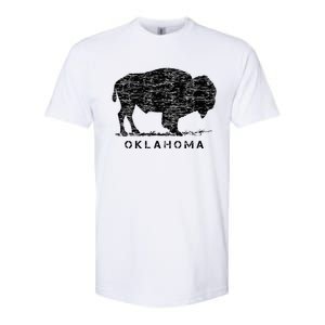 Oklahoma And American Buffalo Bison Softstyle CVC T-Shirt