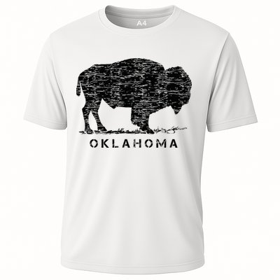 Oklahoma And American Buffalo Bison Performance Shirt