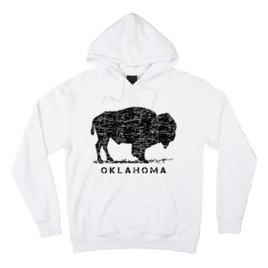 Oklahoma And American Buffalo Bison Hoodie