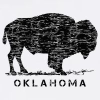 Oklahoma And American Buffalo Bison Sustainable Bucket Hat