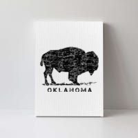 Oklahoma And American Buffalo Bison Canvas