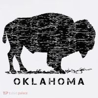 Oklahoma And American Buffalo Bison Adult Drive Performance Visor