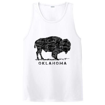 Oklahoma And American Buffalo Bison PosiCharge Competitor Tank