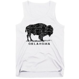 Oklahoma And American Buffalo Bison Tank Top