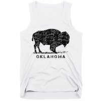 Oklahoma And American Buffalo Bison Tank Top