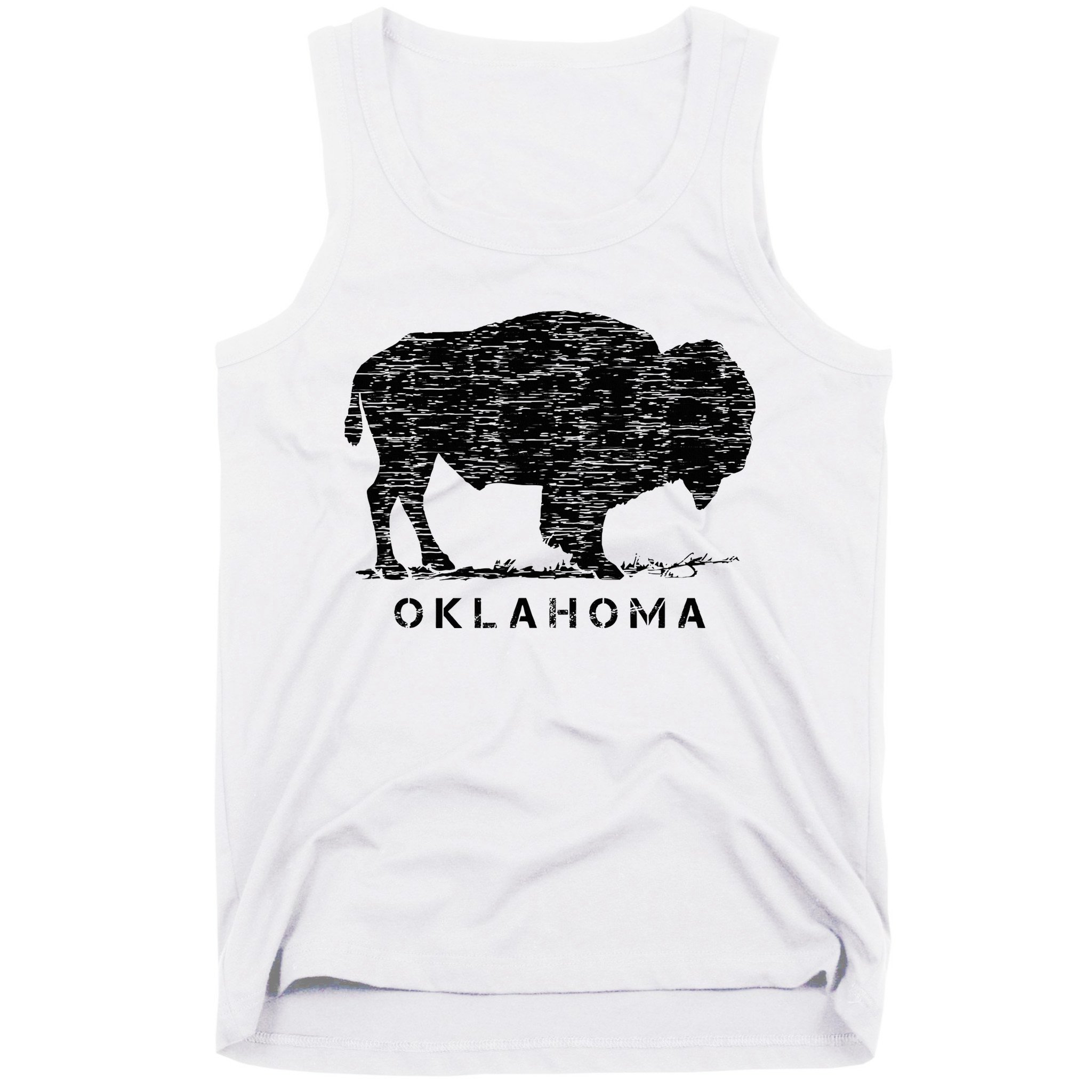 Oklahoma And American Buffalo Bison Tank Top