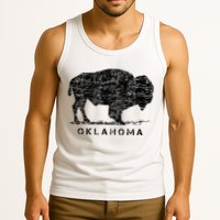 Oklahoma And American Buffalo Bison Tank Top