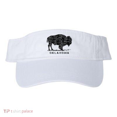 Oklahoma And American Buffalo Bison Visor