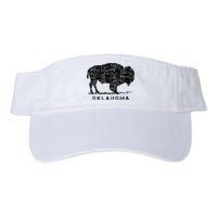 Oklahoma And American Buffalo Bison Visor