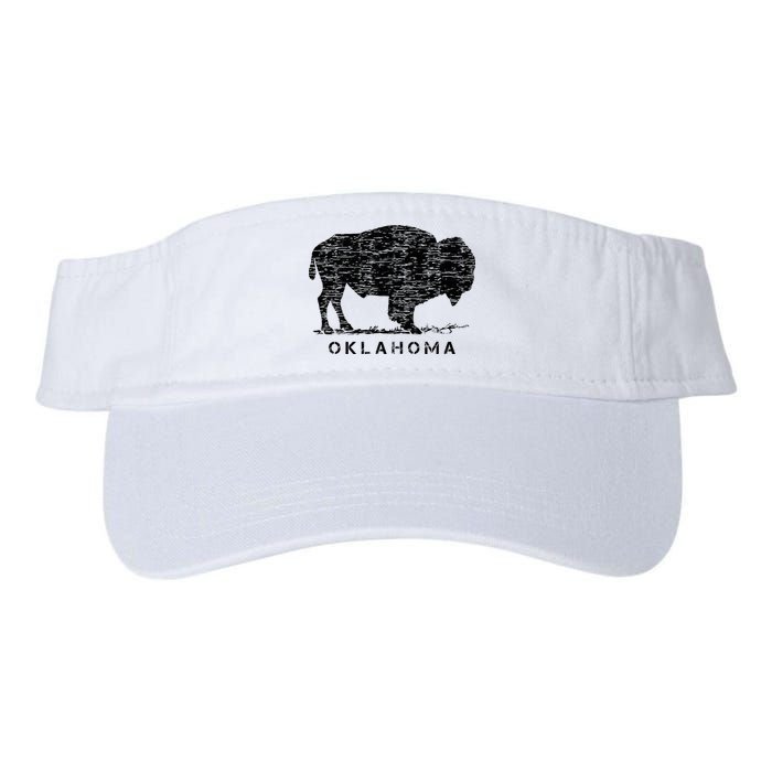 Oklahoma And American Buffalo Bison Visor