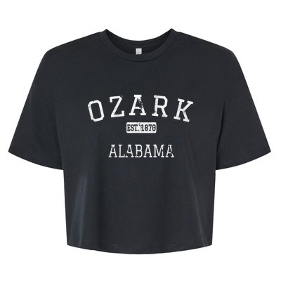 Ozark Alabama Al Vintage Bella+Canvas Jersey Crop Tee