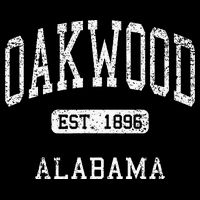 Oakwood Alabama Al Vintage Athletic Sports Design Souvenir Doggie Tank