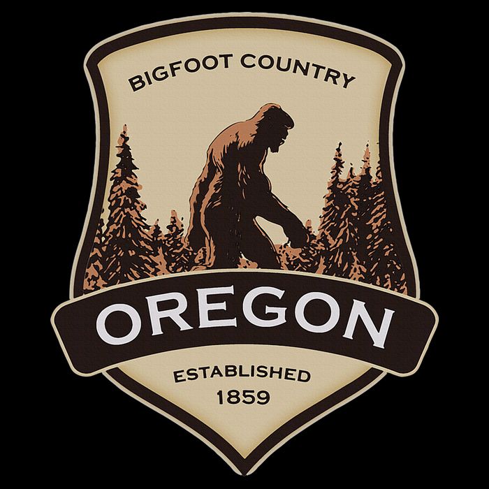 Oregon And A Bigfoot Or A Sasquatch 16oz Travel Tumbler