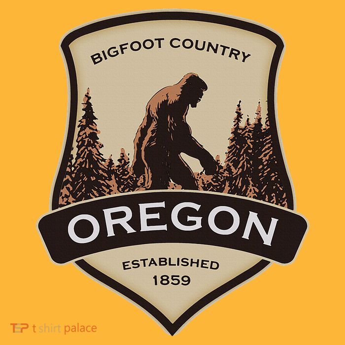 Oregon And A Bigfoot Or A Sasquatch Sustainable Knit Beanie