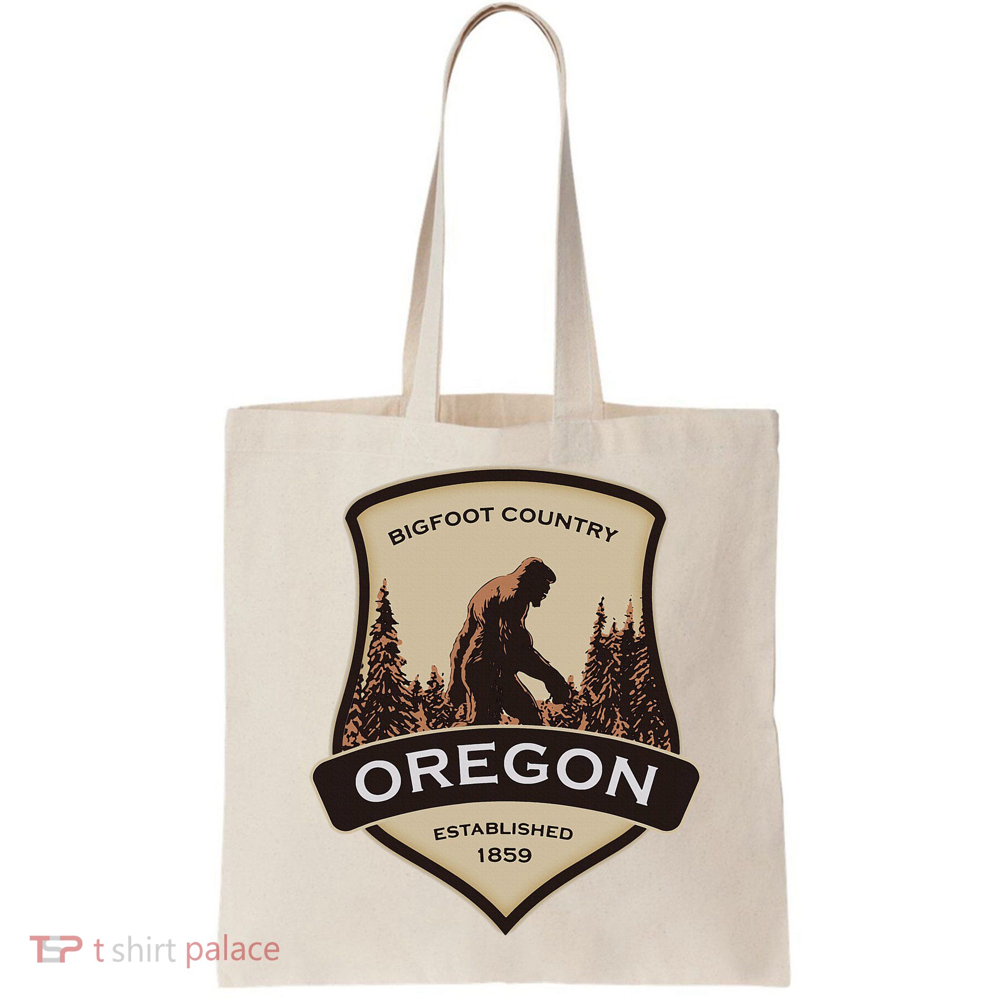 Oregon And A Bigfoot Or A Sasquatch Bag