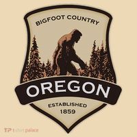 Oregon And A Bigfoot Or A Sasquatch Bag