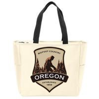 Oregon And A Bigfoot Or A Sasquatch Zip Tote Bag
