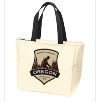 Oregon And A Bigfoot Or A Sasquatch Zip Tote Bag