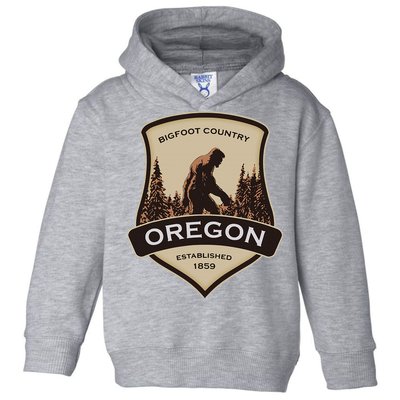 Oregon And A Bigfoot Or A Sasquatch Toddler Hoodie