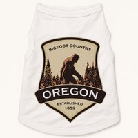 Oregon And A Bigfoot Or A Sasquatch Doggie Tank