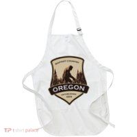Oregon And A Bigfoot Or A Sasquatch Apron