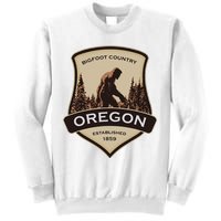 Oregon And A Bigfoot Or A Sasquatch Sweatshirt