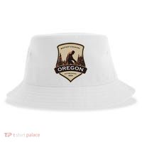 Oregon And A Bigfoot Or A Sasquatch Sustainable Bucket Hat
