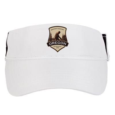 Oregon And A Bigfoot Or A Sasquatch Adult Drive Performance Visor