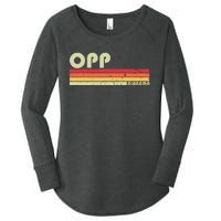 Opp Al Alabama Funny City Home Roots Gift Retro 70s 80s Women's Perfect Tri Tunic Long Sleeve Shirt