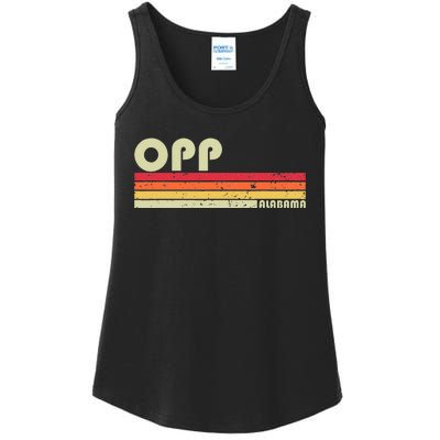 Opp Al Alabama Funny City Home Roots Gift Retro 70s 80s Ladies Essential Tank