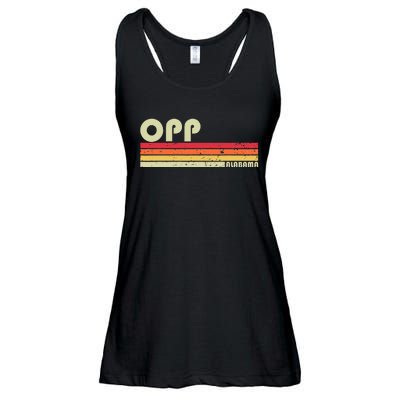 Opp Al Alabama Funny City Home Roots Gift Retro 70s 80s Ladies Essential Flowy Tank