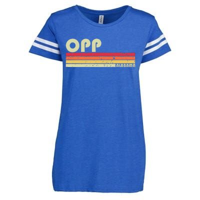 Opp Al Alabama Funny City Home Roots Gift Retro 70s 80s Enza Ladies Jersey Football T-Shirt