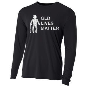 Old Age Birthday, Funny 30th 40th 50th 60th 70th 80th Cooling Performance Long Sleeve Crew