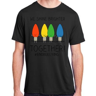 Orange Anti Bullying Unity Day Shine Brighter Together Adult ChromaSoft Performance T-Shirt