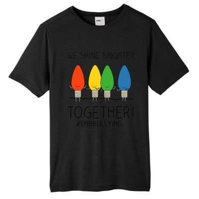 Orange Anti Bullying Unity Day Shine Brighter Together Tall Fusion ChromaSoft Performance T-Shirt