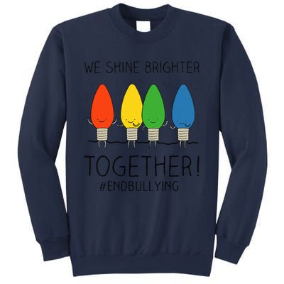 Orange Anti Bullying Unity Day Shine Brighter Together Sweatshirt