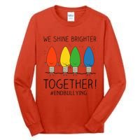 Orange Anti Bullying Unity Day Shine Brighter Together Tall Long Sleeve T-Shirt